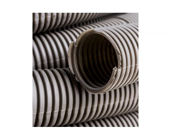 Легкая гофротруба УРАЛ ПАК ПВХ, с протяжкой -50 мм 20 м ГФ-0100750-020 – изображение 5