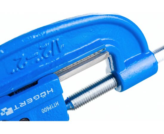 Труборез для быстрой и точной резки стальных, латунных и медных труб Hogert Technik 20-60 мм HT1P600 – изображение 6