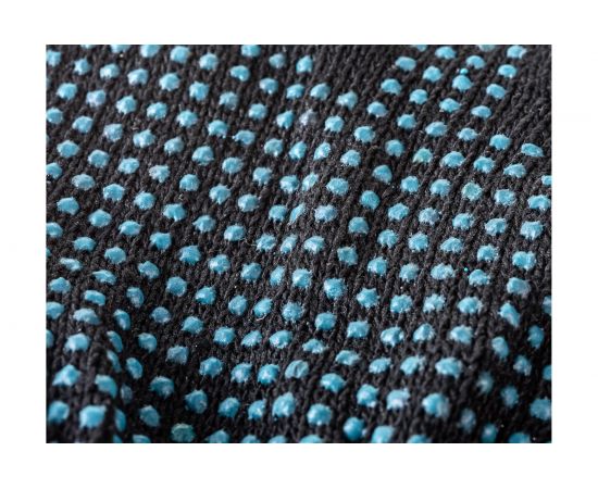 Хлопчатобумажные перчатки DolleX, с ПВХ, 4 нитки, упаковка 200 пар, черные, 200PVX-4B – изображение 6