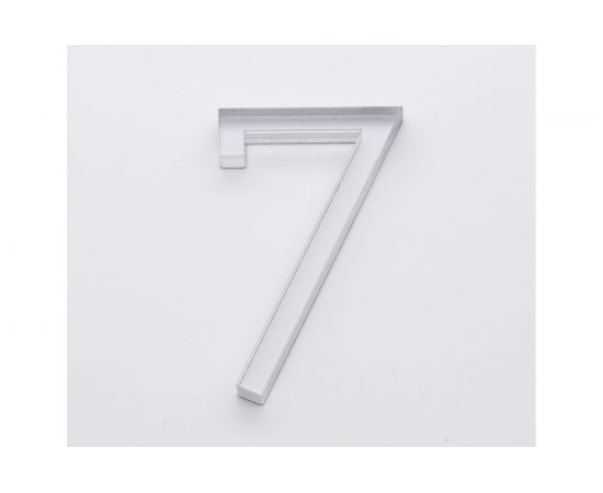 Цифра дверная 7 Brante LOFT 60 мм матовый хром 150186 