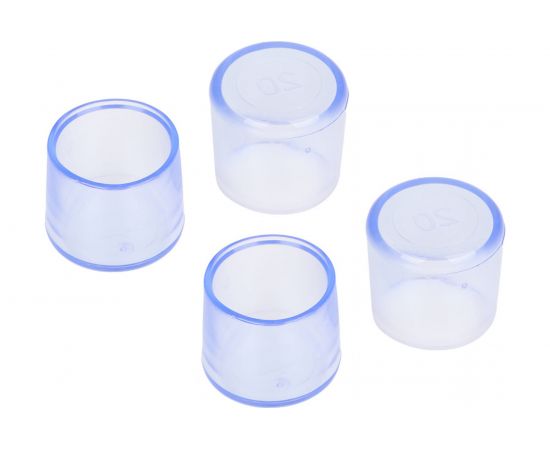 Протекторы-насадки на ножки стула VETTA ПВХ 20x22 мм, 4 шт. 639-009 