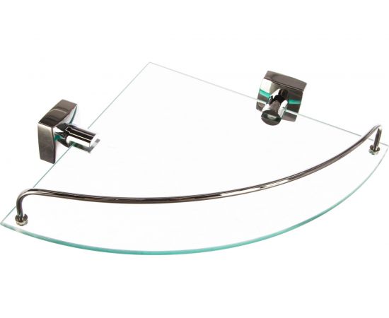 Стеклянная угловая полка FIXSEN KVADRO 61303A 