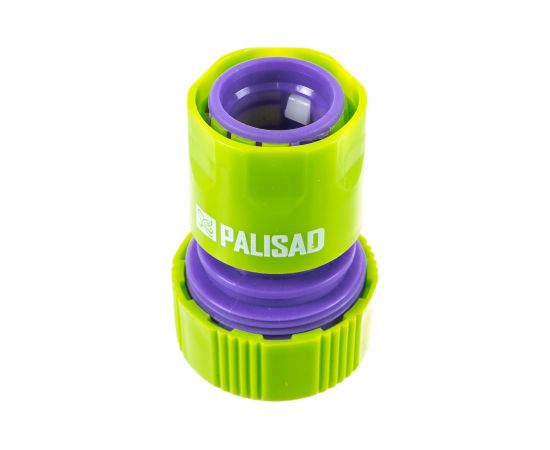 Пластмассовый соединитель-адаптер Palisad 3/4" внешняя резьба соединитель шланга 3/4" 65755 