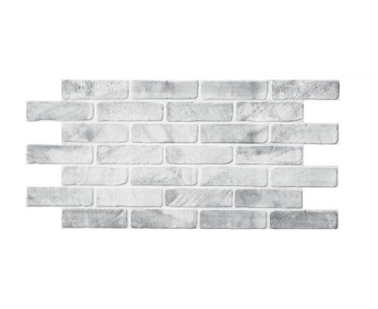 Панель ПВХ Кирпич Старый серый (10 шт, 1020х495 мм) GRACE УТ000031950 