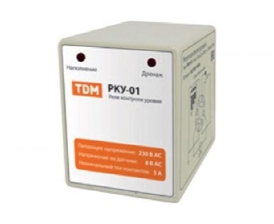 Реле контроля уровня, без датчиков TDM РКУ-01-1 SQ1507-0002 
