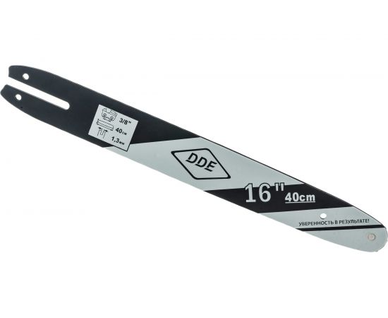 Шина бензопилы сварная (16""/40 см, 3/8"", 1.3 мм, 55 звеньев) DDE 910-737 