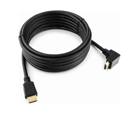 Кабель HDMI Cablexpert 4.5 м v1.4 19M/19M угловой разъем черный CC-HDMI490-15 