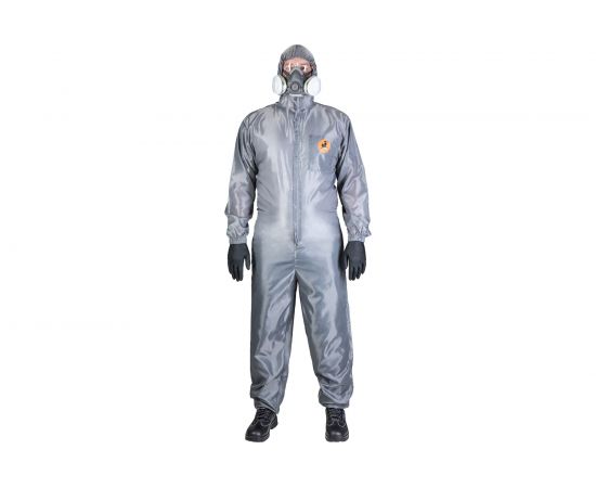 Малярный многоразовый комбинезон JetaSafety серый JPC95G-XL 