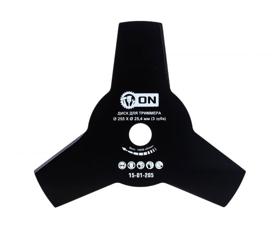 Диск (255х25.4 мм; 3 зуба) для триммера ON 15-01-205 