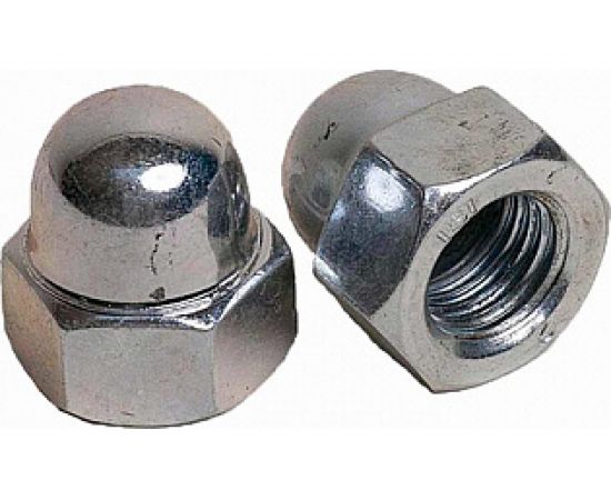 Колпачковая гайка КРЕП-КОМП нержавейка, DIN 1587, А2, М4 100 шт. гкн4мф 