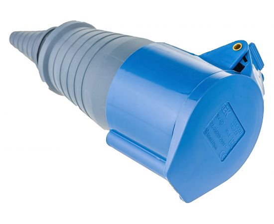 Кабельная розетка IEK 32A 2P+Е 220В IP44 223 ИЭК PSR21-032-3 