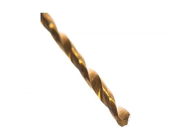 Сверло по металлу (1.2х16х38 мм; ц/х; класс А1; Р9 нитрид титана) Туламаш ТМ 56314 – изображение 2