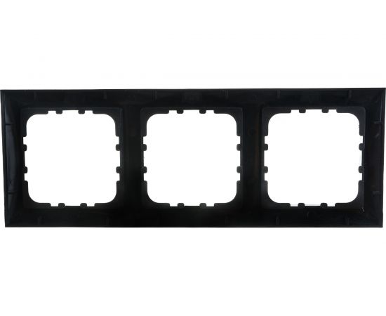3-постовая рамка LK Studio черный бархат 864308-1 – изображение 2