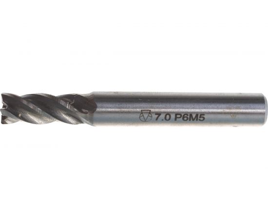 Фреза концевая (7х57х13 мм; Р6М5; 4 перая; ц/х) GRIFF a300034 – изображение 2