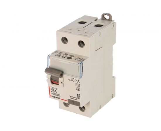 Выключатель дифференциального тока (УЗО) Legrand 2п 25А 30мА тип AC DX3 Leg 411504 1009903 – изображение 2