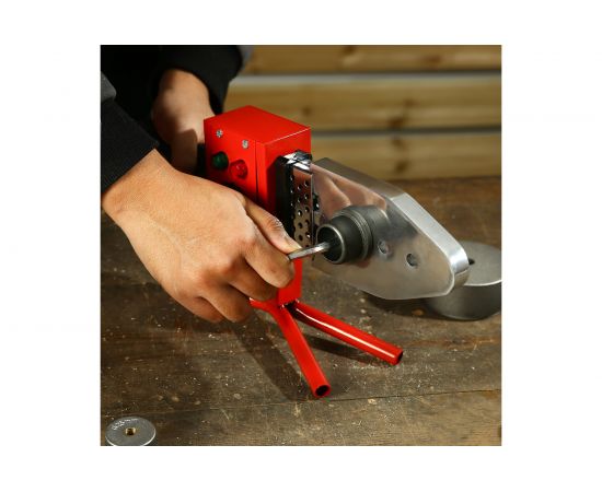 Аппарат для сварки полипропиленовых труб DEKO в металлическом кейсе, 4 насадки (20-40 мм) PPWM2100W 063-4247 – изображение 2