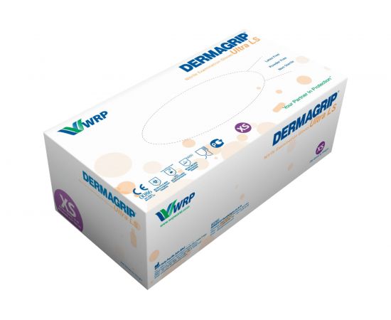 Смотровые перчатки DERMAGRIP ULTRA LS, нитрил, 200 штук, размер XS CT0000000546 – изображение 2