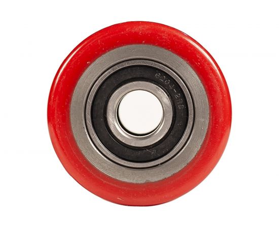 Ролик для гидравлических тележек LR91+1 (70x60 мм; 600 кг; полиуретан) А5 1001324 – изображение 2