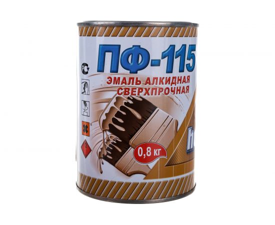 Эмаль White House ПФ-115 (оранжевая; 0.8 кг) 15227 – изображение 2