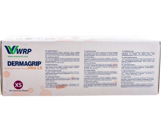 Смотровые перчатки DERMAGRIP ULTRA LS, нитрил, 200 штук, размер XS CT0000000546 – изображение 3