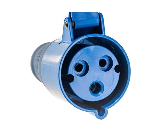 Кабельная розетка IEK 32A 2P+Е 220В IP44 223 ИЭК PSR21-032-3 – изображение 3