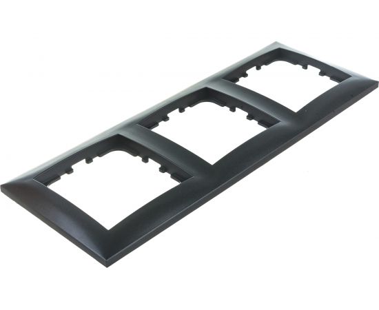 3-постовая рамка LK Studio черный бархат 864308-1 – изображение 3