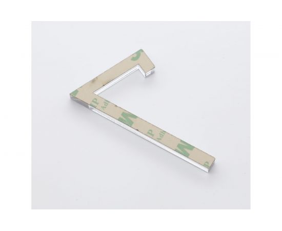 Цифра дверная 7 Brante LOFT 60 мм матовый хром 150186 – изображение 3