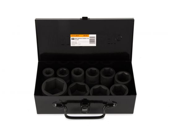 Набор ударных головок (10 предметов; 17-46 мм; 3/4"") WIEDERKRAFT WDK-760 – изображение 4