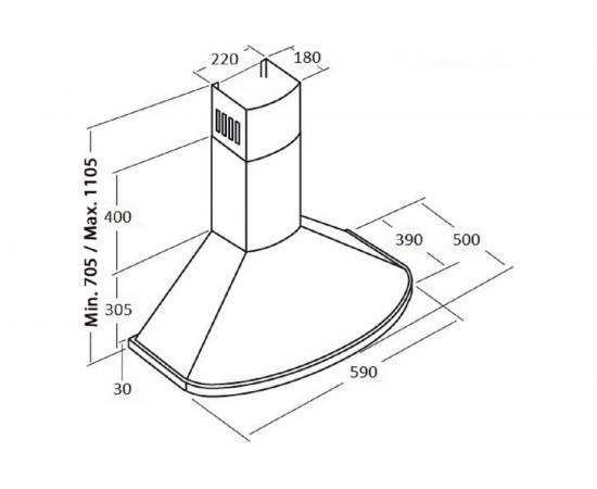 Вытяжка Kuppersberg BONA 60 C Bronze 7233 – изображение 4