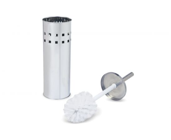 Ерш для унитаза с подставкой ЛАЙМА нержавеющая сталь, зеркальный, 601616 – изображение 4