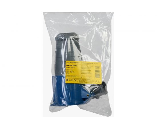 Кабельная розетка IEK 32A 2P+Е 220В IP44 223 ИЭК PSR21-032-3 – изображение 4