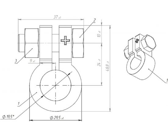 Свинцовые клеммы АКБ ДАЛИ-авто DA-02528 – изображение 5