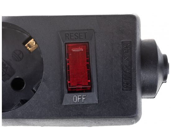 Сетевой фильтр ExeGate SP-5-10B 5 евро с заземлением, 10м, выключатель с подсветкой, черный 279181 – изображение 6