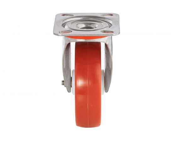 Колесо поворотное с подшипником скольжения (80х30 мм; 120 кг; полиуретан/полиамид) Tellure Rota 604201 – изображение 7