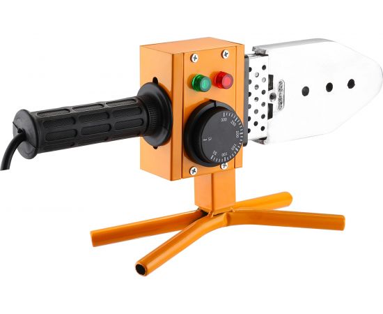 Аппарат для сварки полипропиленовых труб DEKO в металлическом кейсе, 4 насадки (20-40 мм) PPWM2100W 063-4247 – изображение 9