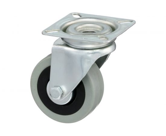 Колесо с вращающейся опорой и пластиной крепления (80 мм; 55 кг) Tellure rota 374103 – изображение 10