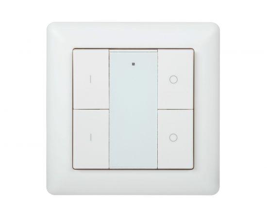 Панель управления IEK DALI, 2 адреса, 4 кнопки, пластик белый LDR22-01-4-1-K01 