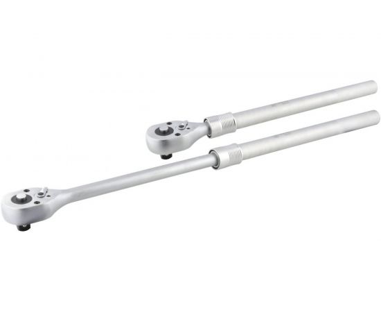 Телескопическая трещотка с квадратом АвтоDело 3/4 24 зубца L=515-800мм 15 градусов 39529 16193 