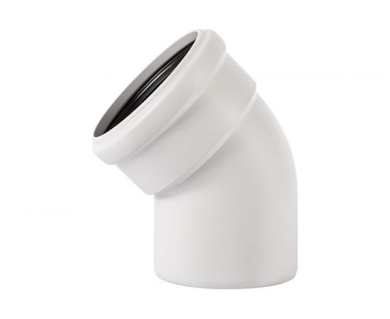 Отвод Ostendorf для бесшумной канализации 45 градусов, 110 мм 335120 