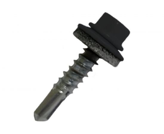 Саморез по металлу Daxmer св. №3 5,5х25 RAL 9005 16566 