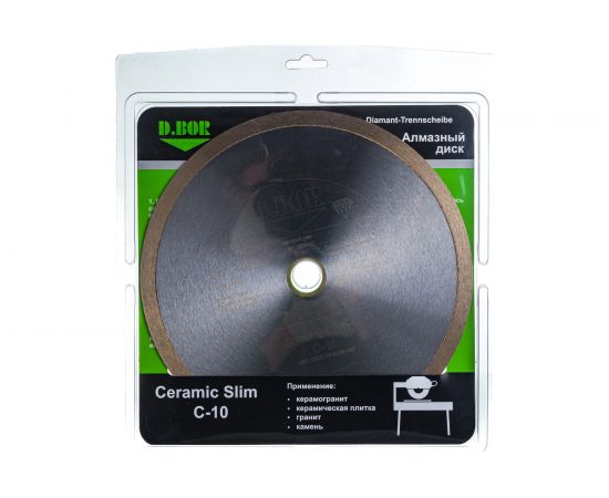 Диск алмазный Ceramic Slim C-10 (250x1.8x30/25.4 мм) D.BOR CS-C-10-0250-030 
