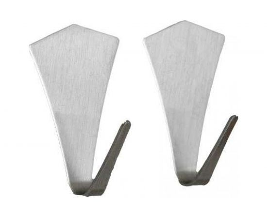 Набор металлических крючков на липучке Доляна Кристалл 2 шт. 911897 