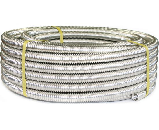 Гофрированная труба Stahlmann из нержавеющей стали SS304 15А, бухта 50м 060545 