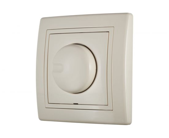 Диммер Aling-conel PRESTIGE с поворотным однополюсным выключателем 40-400VA, бежевый 6173.99 113070 