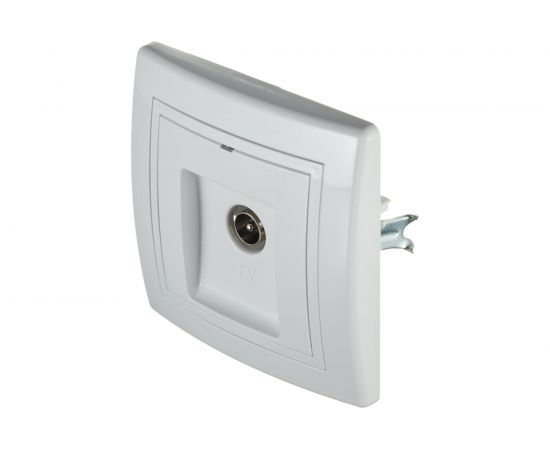 Розетка для антенны Aling-conel PRESTIGE TV, белая 612I.00 113036 