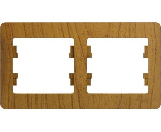 2-постовая горизонтальная рамка Schneider Electric GLOSSA ДЕРЕВО ДУБ GSL000502 