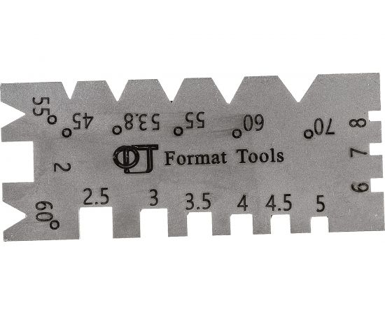 Шаблон для метрической и дюймовой резьбы ФТ 450002 
