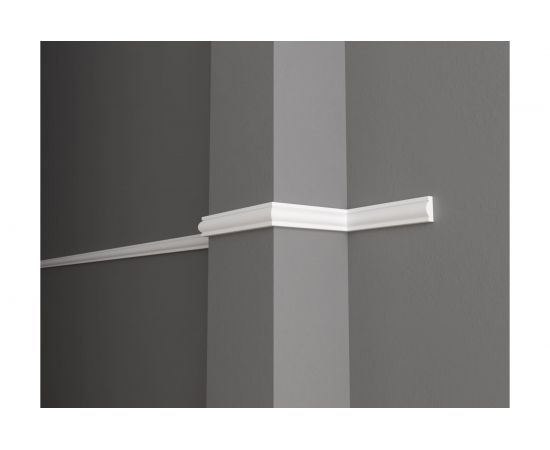 Стеновой молдинг Decor-Dizayn ударопрочный влагостойкий под покраску 30Х13Х2000 мм 157А 