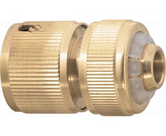 Соединитель латунный быстросъемный для шланга 1/2" PALISAD 66264 