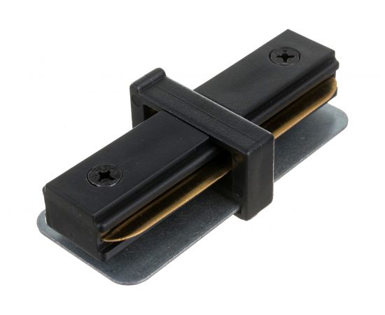 Прямой коннектор ЭРА TR1PAICBK для однофазного шинопровода черный Б0054464 